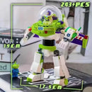 Blocos de Montar Buzz Lightyear Criativo Presente Infantil