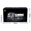 Carrinho De Controle Remoto Caminhão Basculante Huina 1536 1:14 com Luz e Som para Brincadeiras De Construção