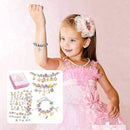 Kit Pulseiras Infantil Exclusivas com 60 Joias e Caixa de Presente