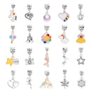 Kit Pulseiras Infantil Exclusivas com 60 Joias e Caixa de Presente