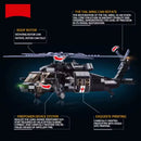 Blocos de Montar Helicóptero Resgate Médico Brinquedo Criativo 692 Peças