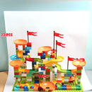 Blocos de Montar com Pista de Corrida e Bolinhas