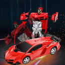 Carrinho de Controle Remoto Vira Robô com Luzes LED e Alta Resistência