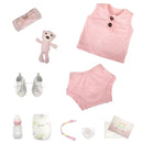 Boneca Reborn Bebê Flora Corpinho de Silicone Bem Macio e Olhinhos Azuis Doces