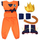 Fantasia Goku Alta Qualidade Conjunto Completo