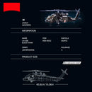 Blocos de Montar Helicóptero Resgate Médico Brinquedo Criativo 692 Peças