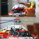 Blocos de Montar Helicóptero de Resgate Airbus Motor Giratório Brinquedo Educativo