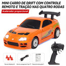 Carrinho de Controle Remoto Drift de Alta Velocidade com Luzes LED que Estimula Coordenação e Imaginação