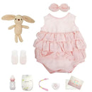 Boneca Reborn Bebê Letícia Banho Quentinho e Corpo Inteiro em Silicone Macio para Colo