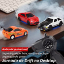 Carrinho de Controle Remoto Drift de Alta Velocidade com Luzes LED que Estimula Coordenação e Imaginação