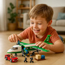 Blocos de Montar Avião Airbus Criatividade e Diversão para Crianças